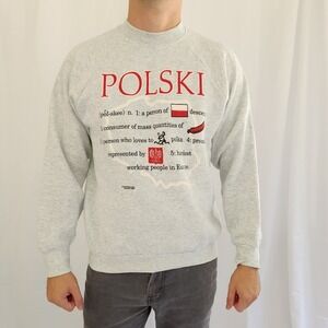 90s‎ Polish Heritage Crew Neck Sweatshirt